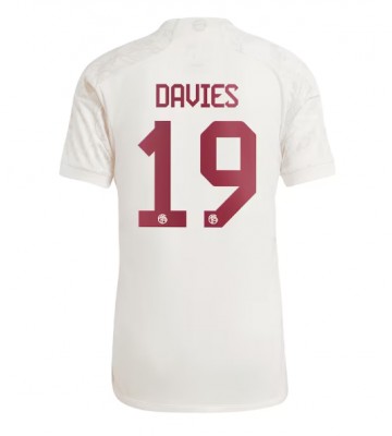 Bayern Munich Alphonso Davies #19 Kolmaspaita 2023-24 Lyhyet Hihat